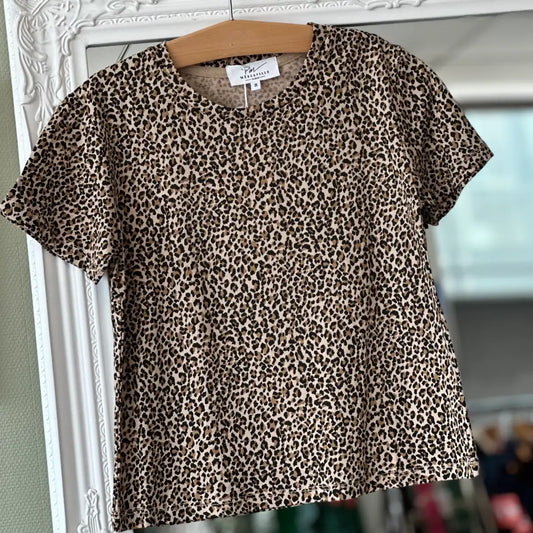 T-shirt imprimé léopard enfant