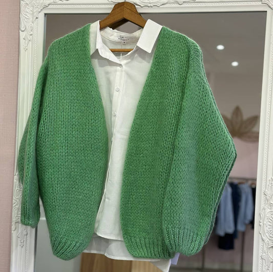 Gilet vert femme