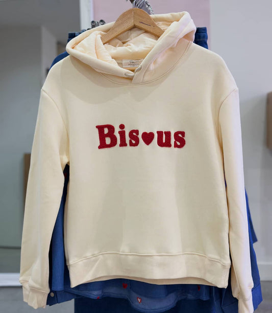 Sweat "Bisous" femme