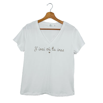 T-shirt femme ”J’irai où tu iras”