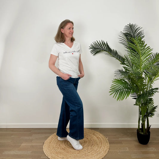 T-shirt « Telle mère telle fille » blanc FEMME