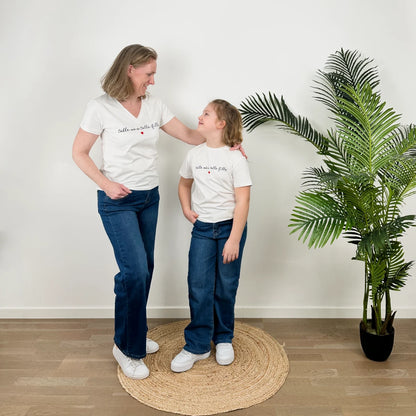 T-shirt « Telle mère telle fille » vert FEMME