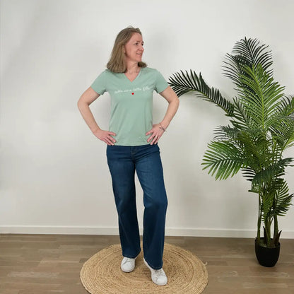 T-shirt « Telle mère telle fille » vert FEMME